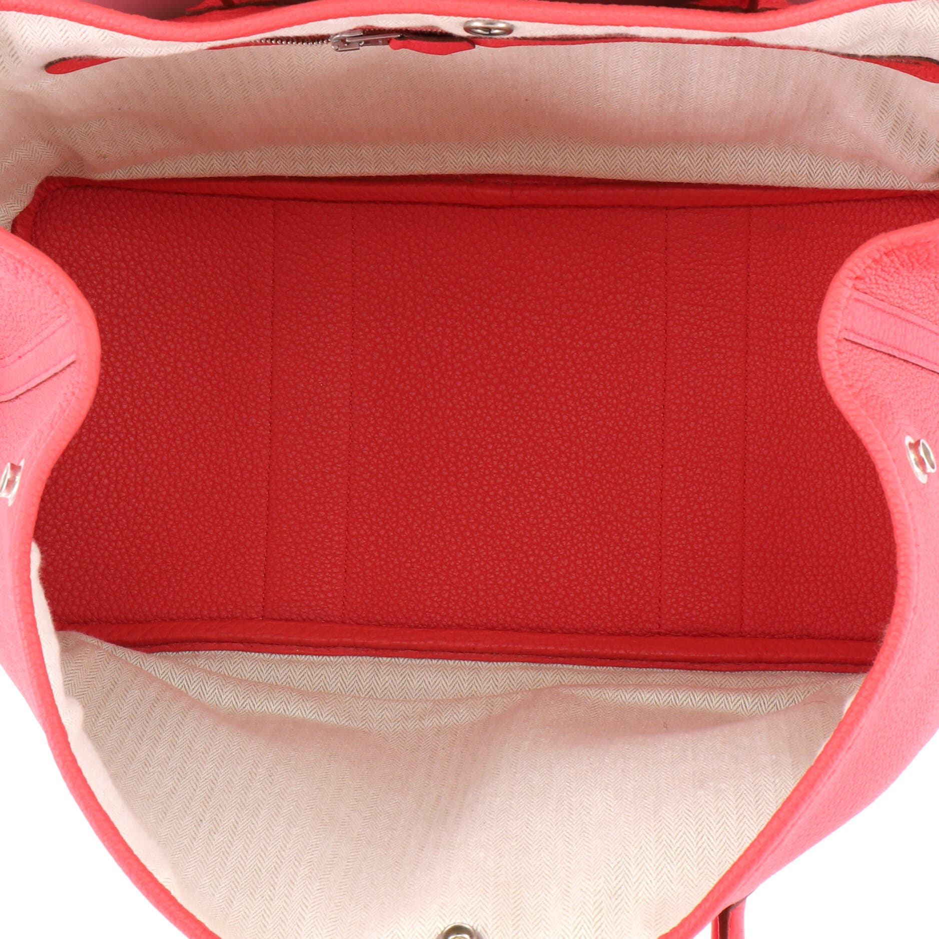 Garden Party Tote Leather 36, Alternate, color, Red