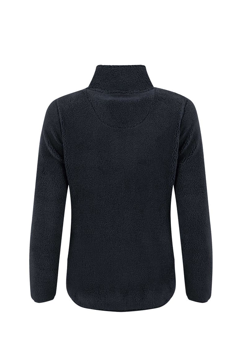 Lucille Lightweight Full Zip Borg Fleece, Alternate, color, Navy