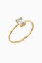selected Yellow Gold - White Topaz