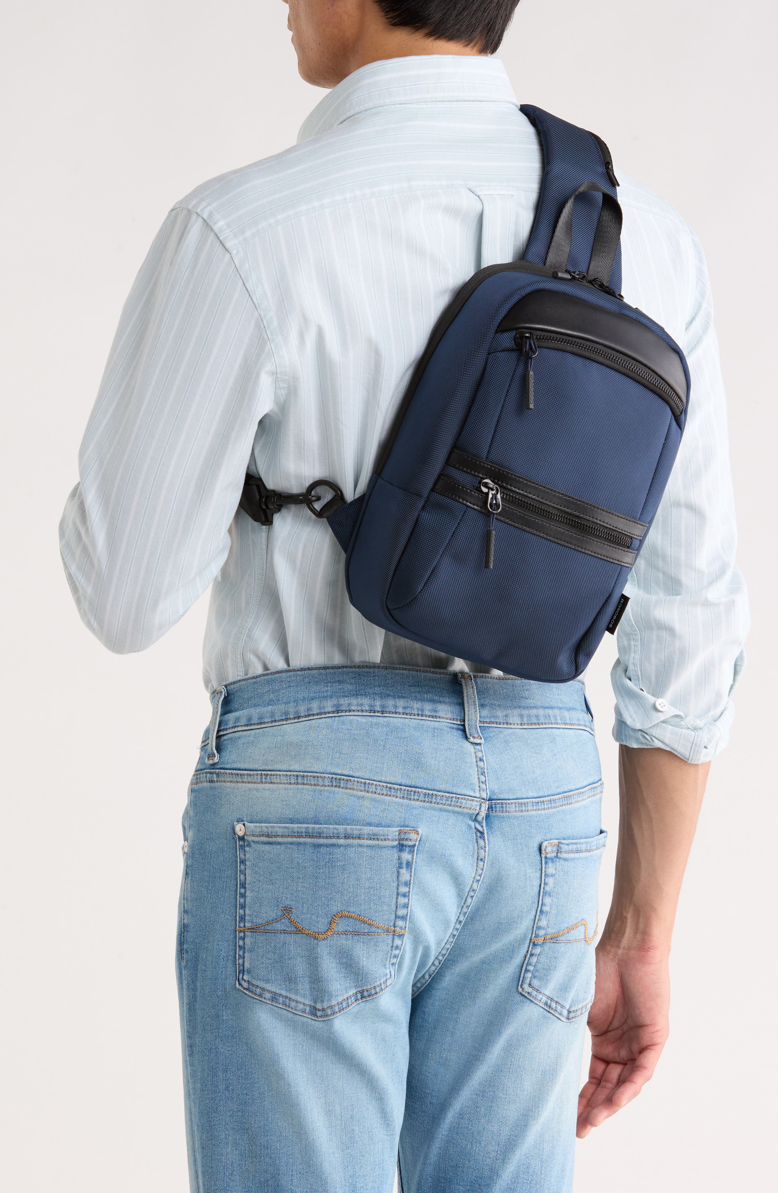 Ballistic Sling Bag, Alternate, color, NAVY