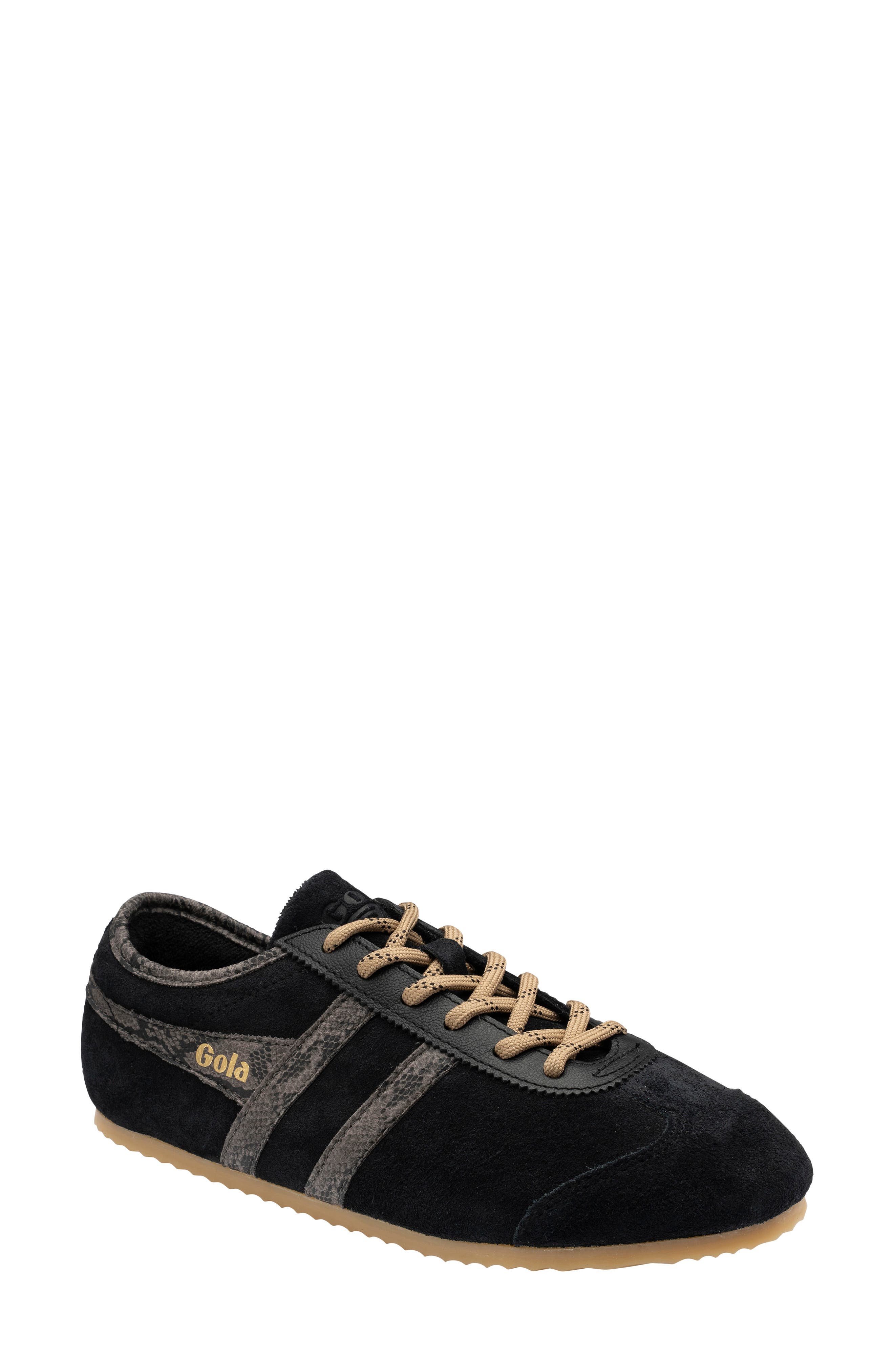 Cleora II Leather Sneaker, Main, color, BLACK