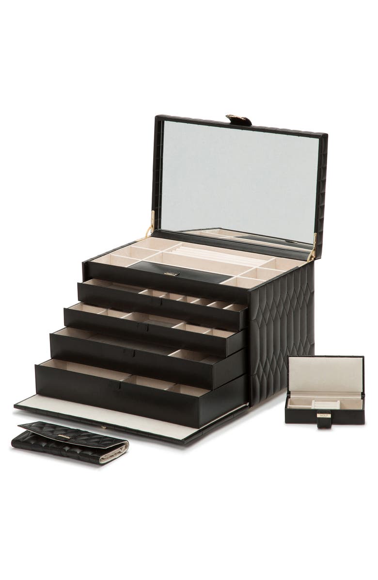 WOLF Caroline Extra Large Jewelry Case, Alternate, color, 