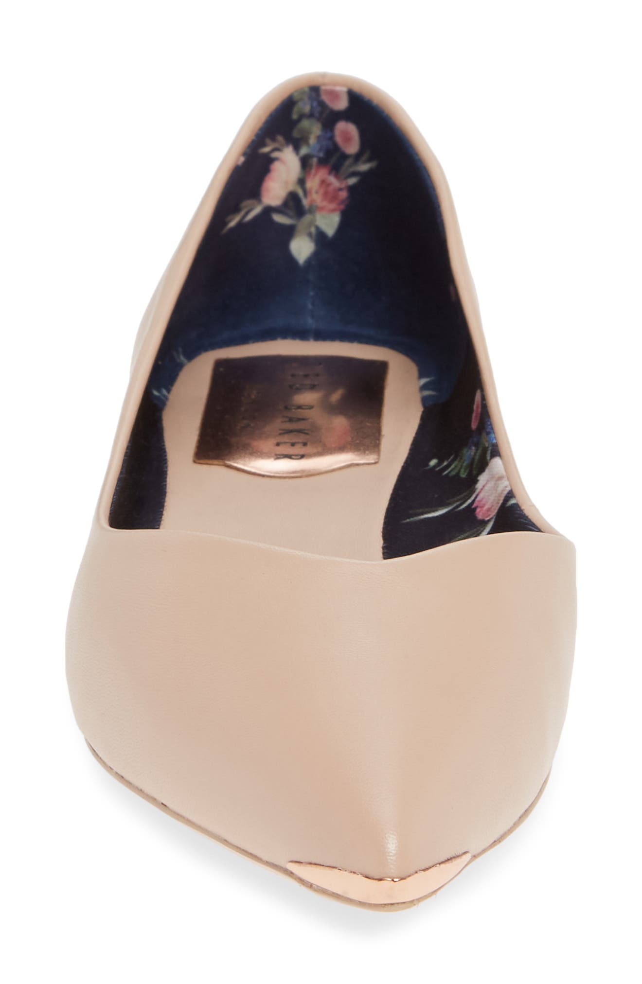 Grasce Flat, Alternate, color, NUDE LEATHER