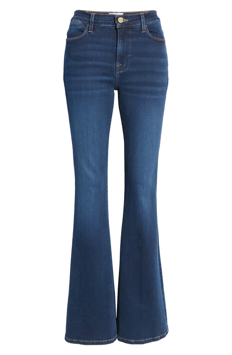 FRAME Le High Waist Flare Jeans, Alternate, color,