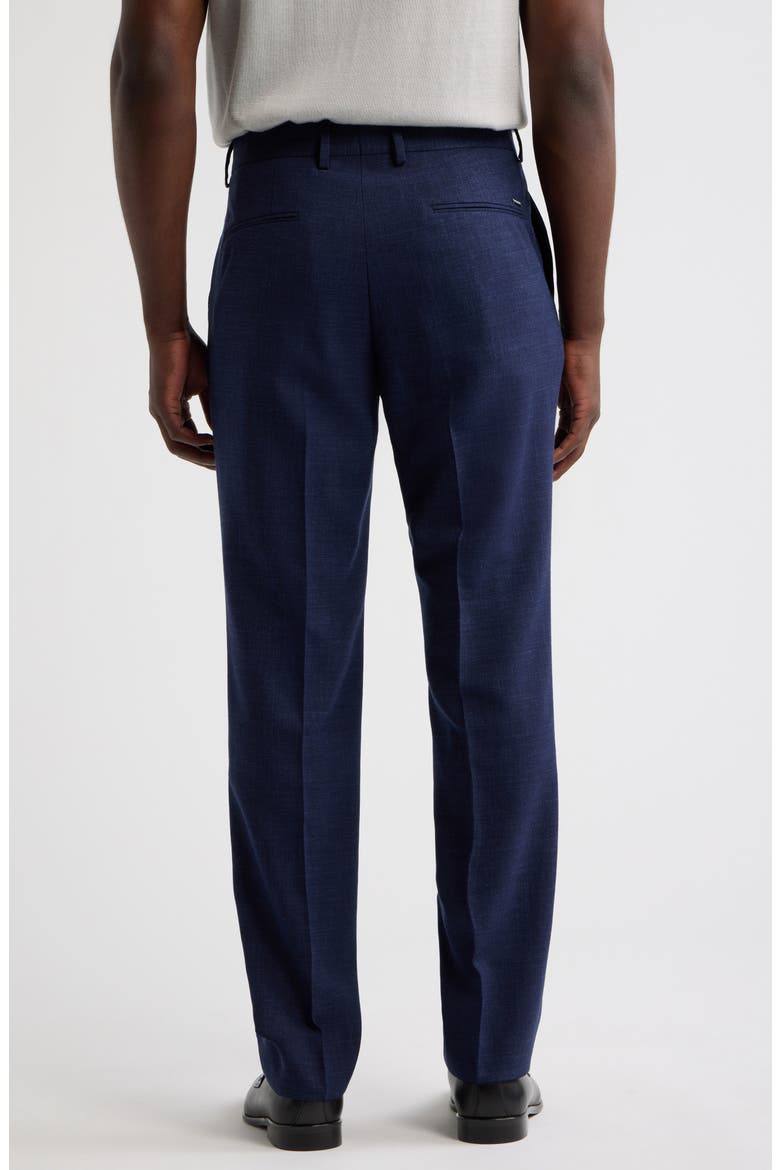 H-Genius Stretch Wool and Linen Trousers, Alternate, color, DARK BLUE