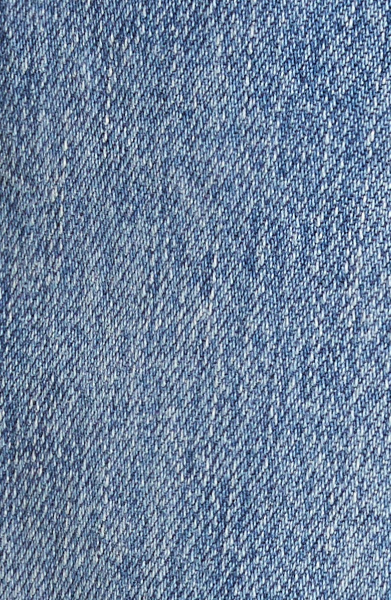 FRAME Overlap Waist Denim Miniskirt, Alternate, color, 