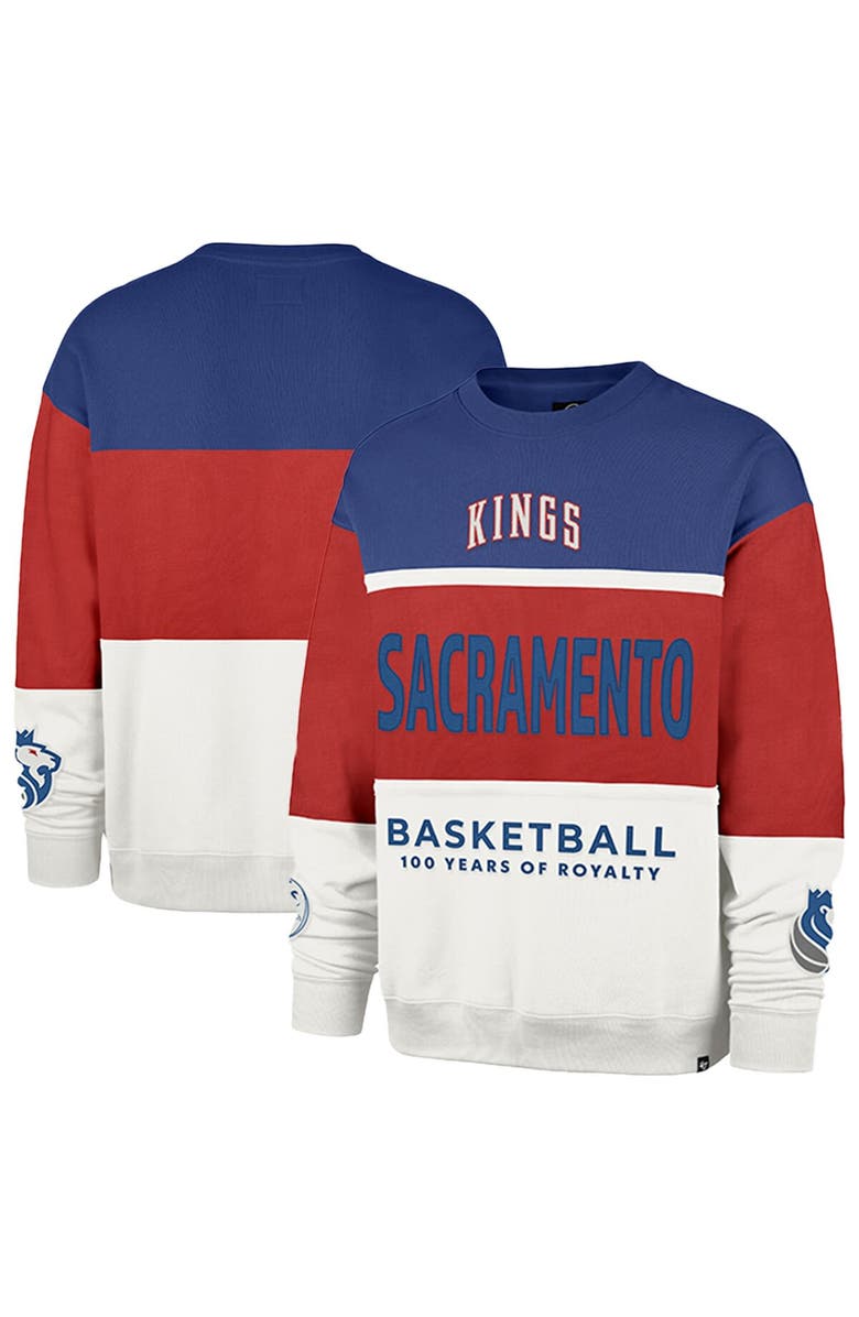 '47 Unisex '47 Red Sacramento Kings 2024/25 City Edition On Five Maximalist Pullover Sweatshirt, Alternate, color, 