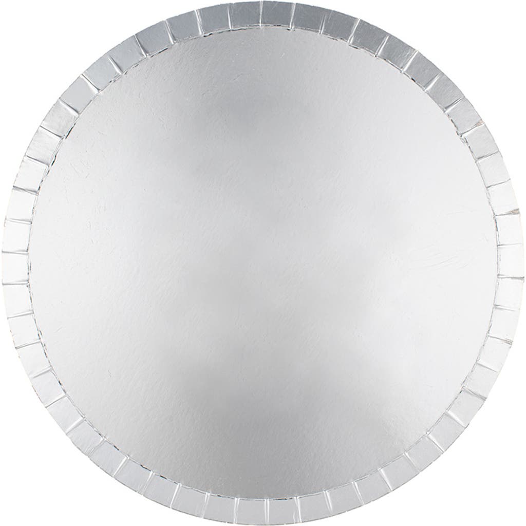 Jollity & Co Shade Collection Dessert Plates In Silver