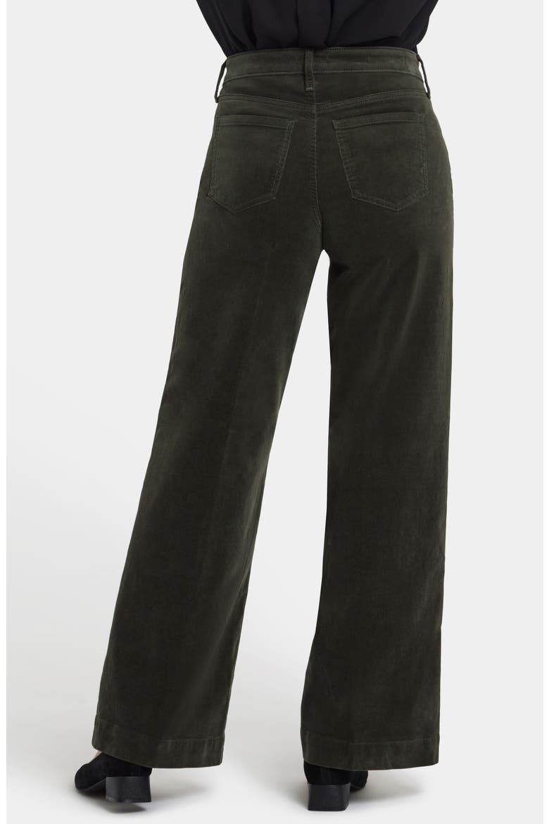 Teresa Wide Leg Corduroy Pants, Alternate, color, VINE LEAF