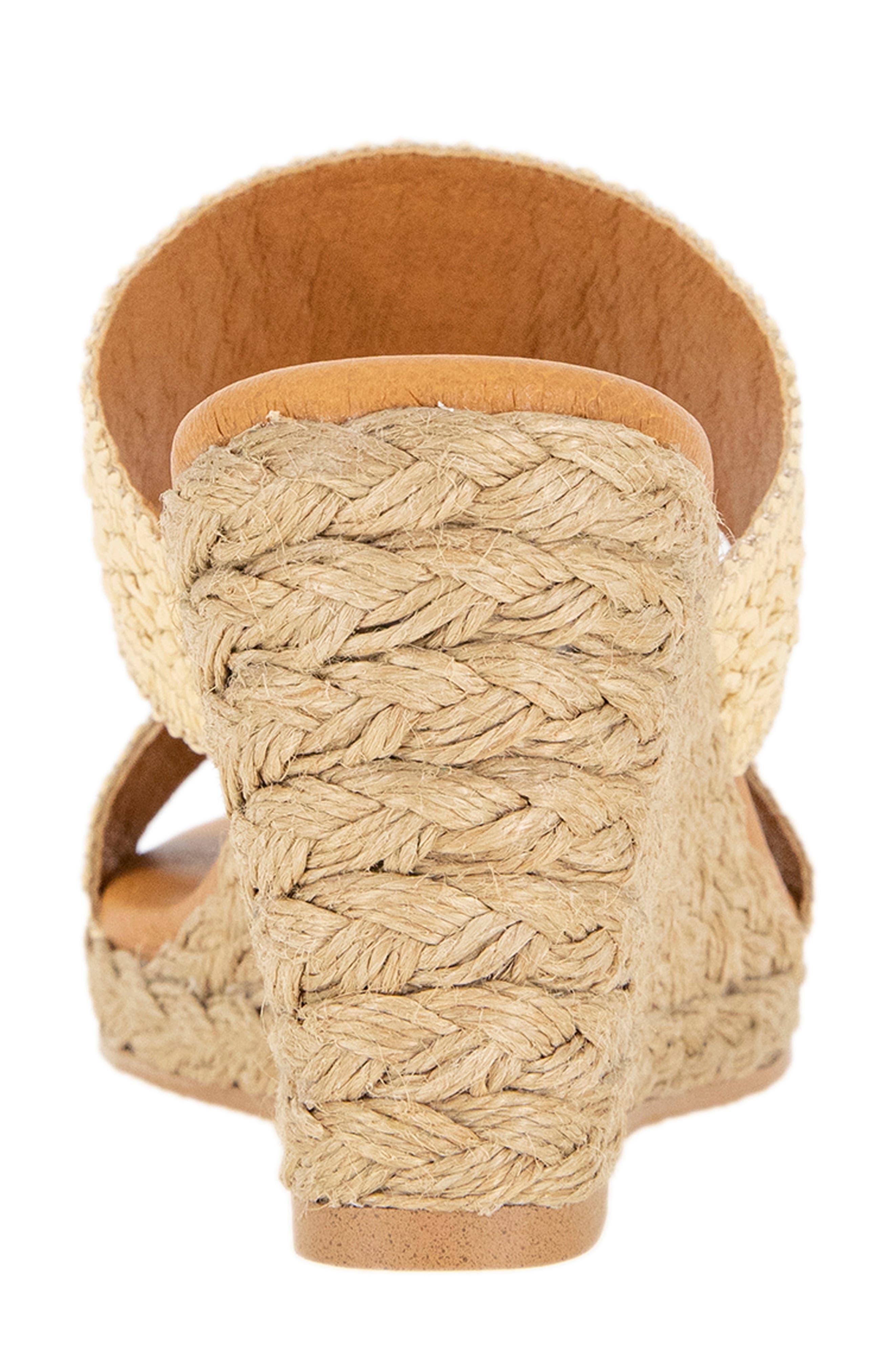 André Assous Nitra Wedge Sandal, Alternate, color, Beige