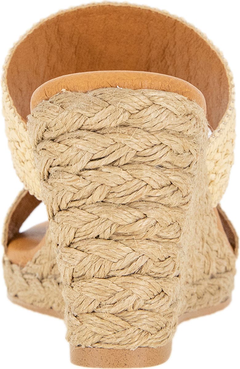 André Assous Nitra Wedge Sandal, Alternate, color, Beige