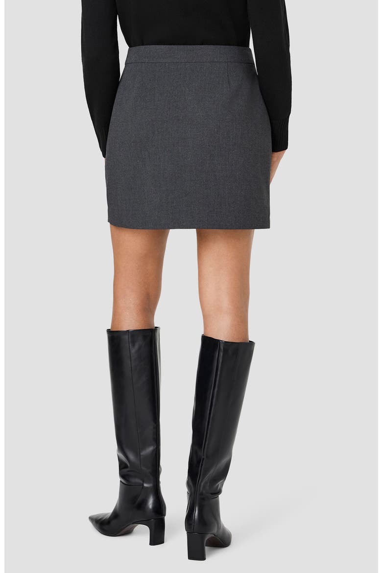 Tavi Crosshatch Miniskirt, Alternate, color, GRAPHITE