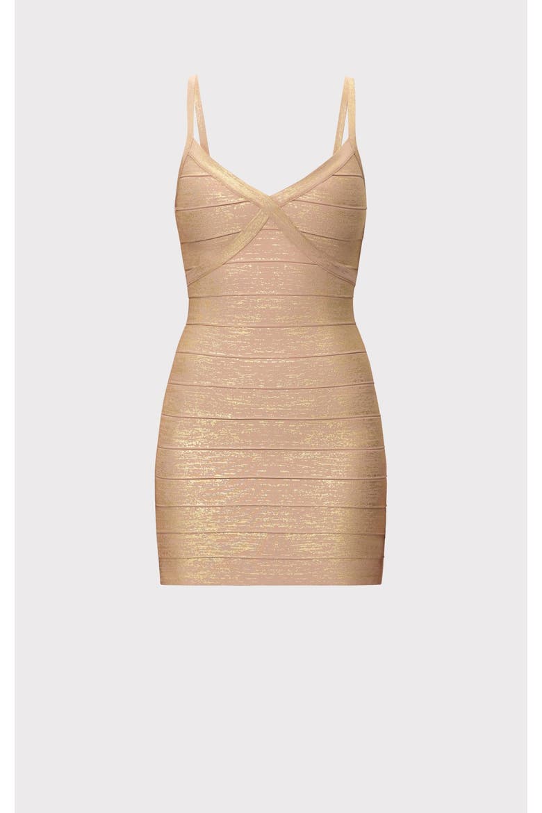 The Metallic After Party Dress, Alternate, color, GOLD FOIL
