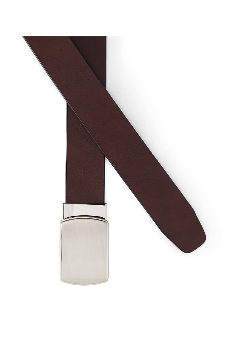 Leather Adjustable Slide Belt, Alternate, color, Brown