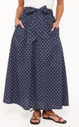 Petal & Pup Paula Polka Dot Maxi Skirt