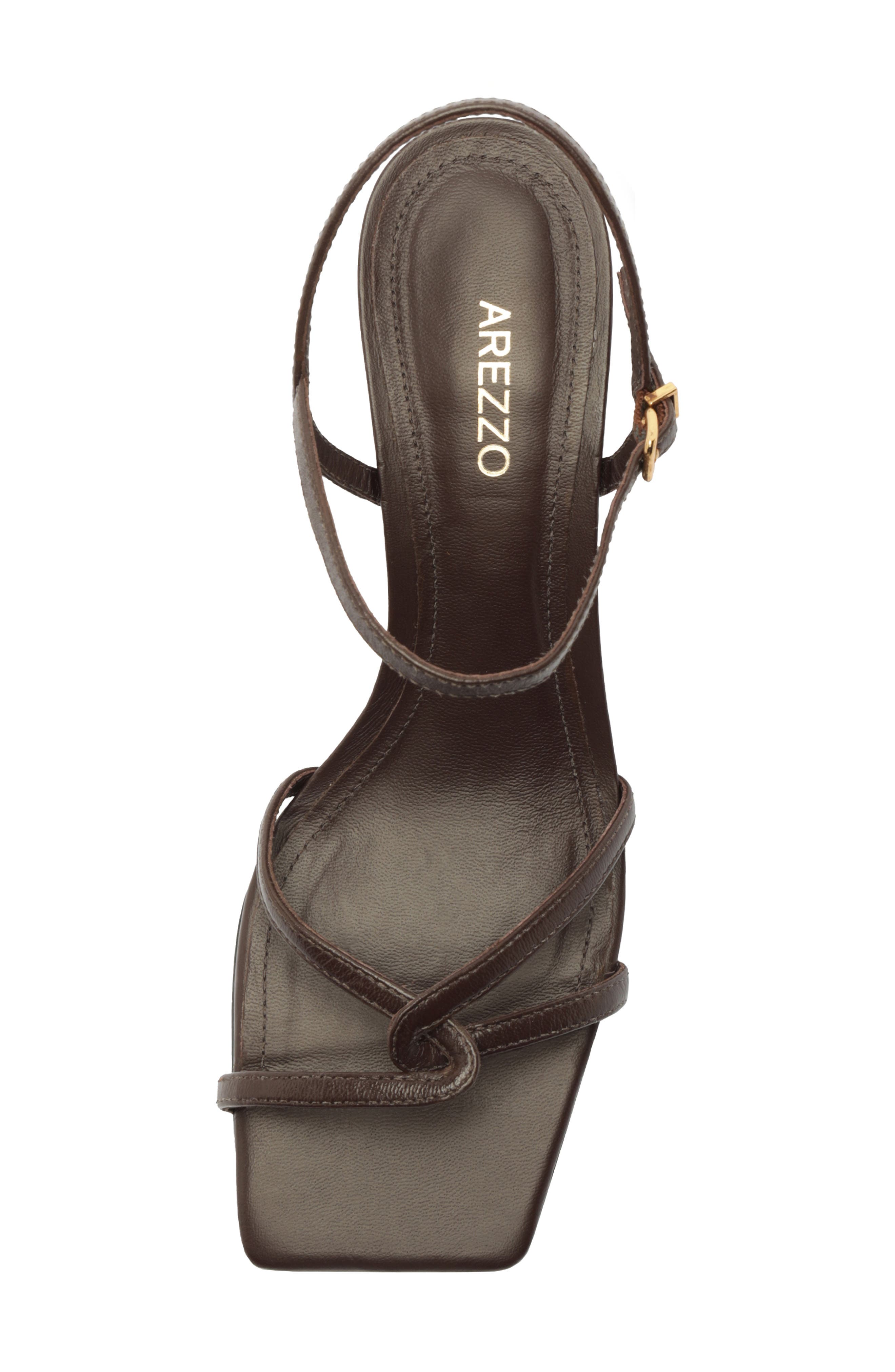 Arezzo Birdie Sandal, Alternate, color, Grape Brown