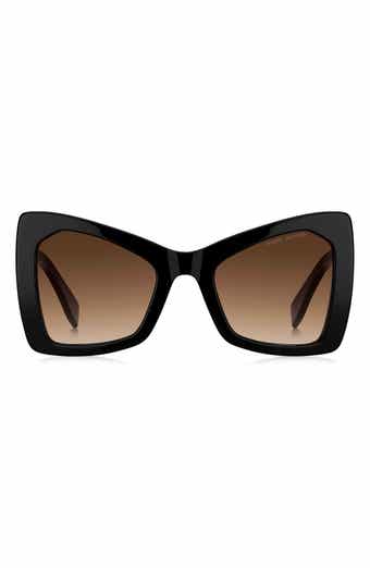 52mm Gradient Butterfly Sunglasses