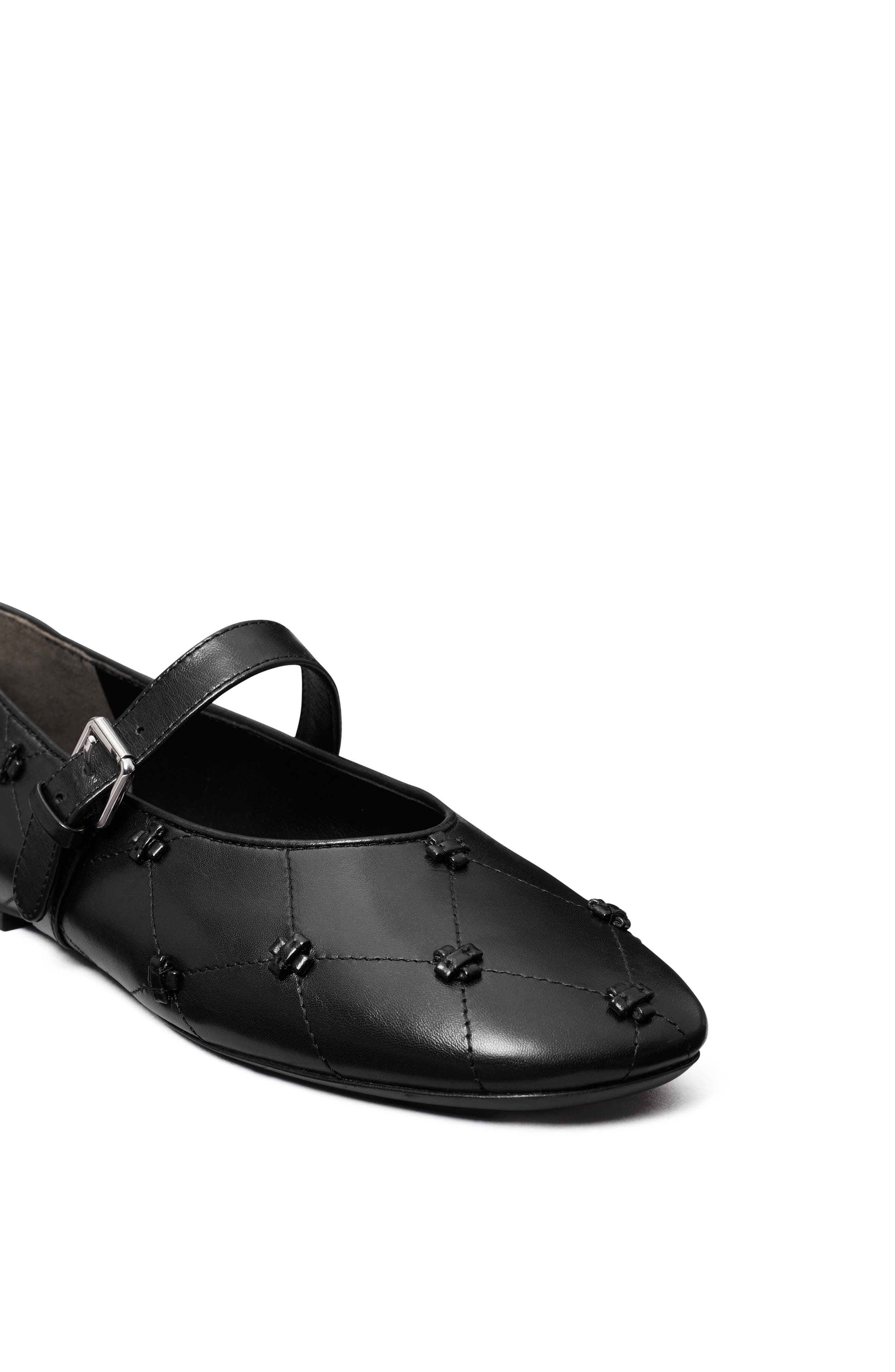 Bunny Knot Mary Jane, Alternate, color, BLACK / BLACK