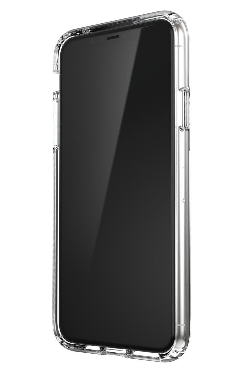 Speck Presidio Stay Clear iPhone 11/11 Pro/11 Pro Max Phone Case, Alternate, color, 