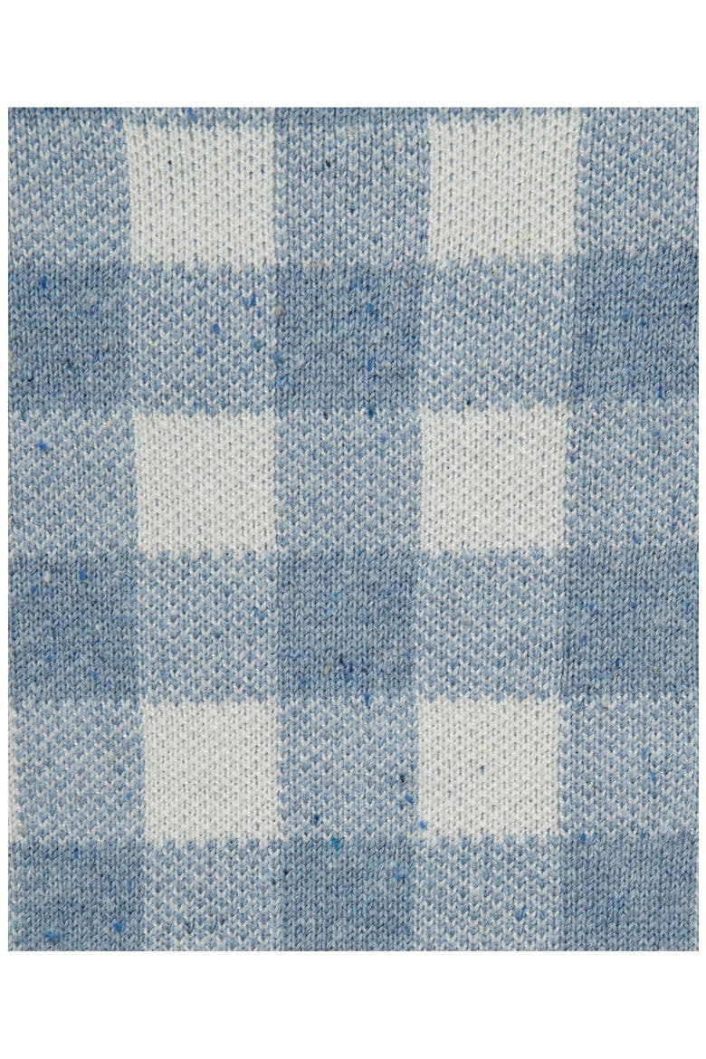 Kids' Gingham Check Sweater & Joggers Set, Alternate, color, BLUE