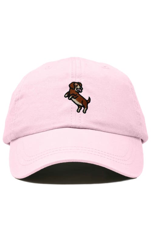 DALIX DALIX DACHSHUND EMBROIDERED DAD CAP