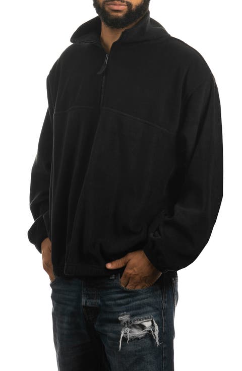 Polar Fleece Quarter Zip Sweatshirt