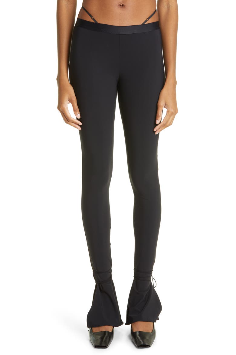 Flare Leggings, Main, color, BLACK