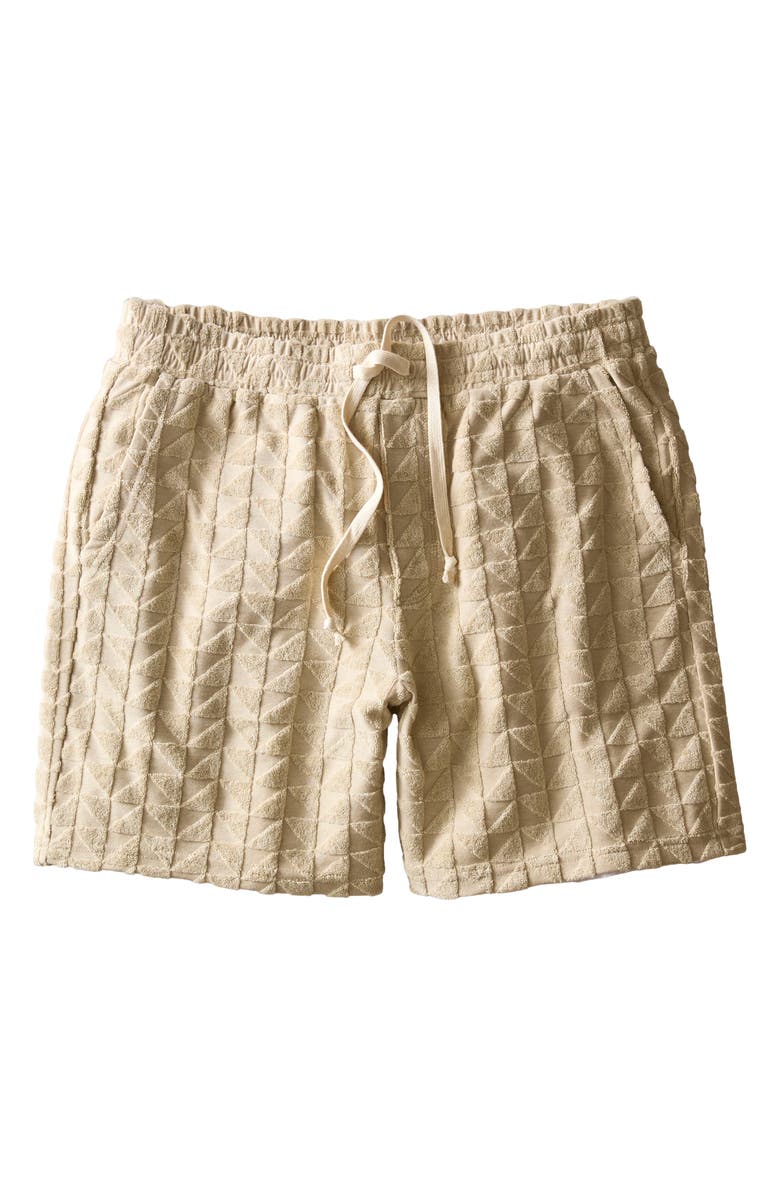 Marine Layer Leo Terry Drawstring Shorts, Alternate, color, Natural Geo