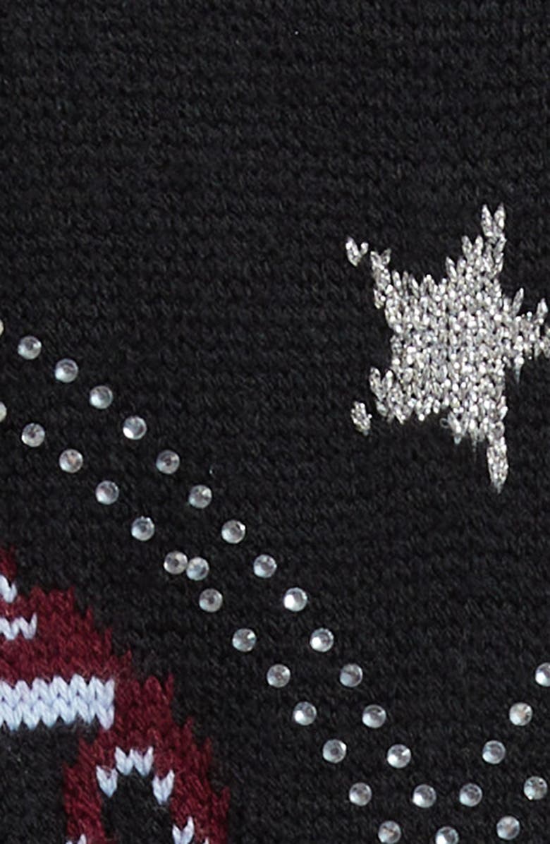 Cinq à Sept Western Collage Wool Blend Cardigan, Alternate, color, Black Multi