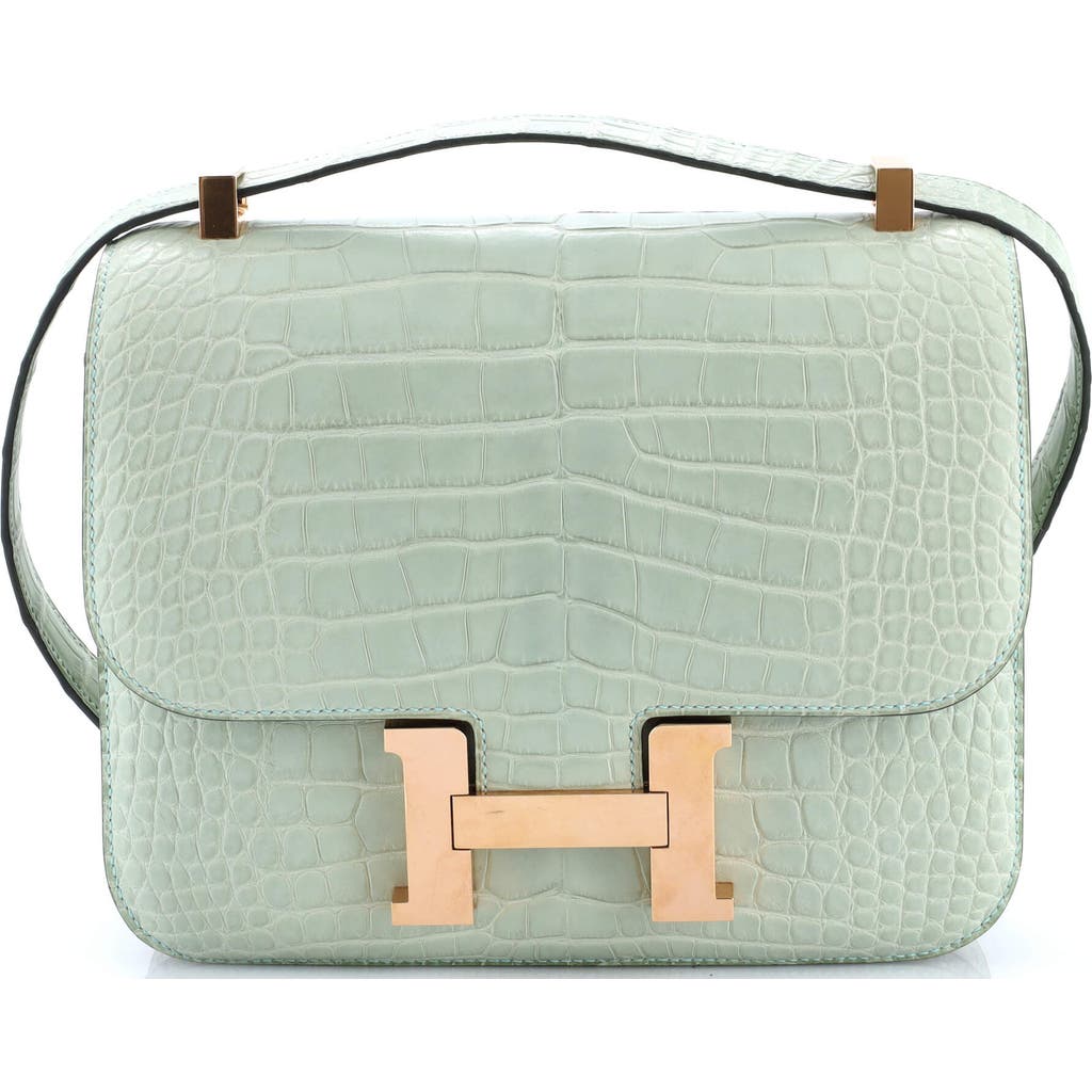 Pre-owned Hermes Hermes Constance Bag Matte Alligator 24