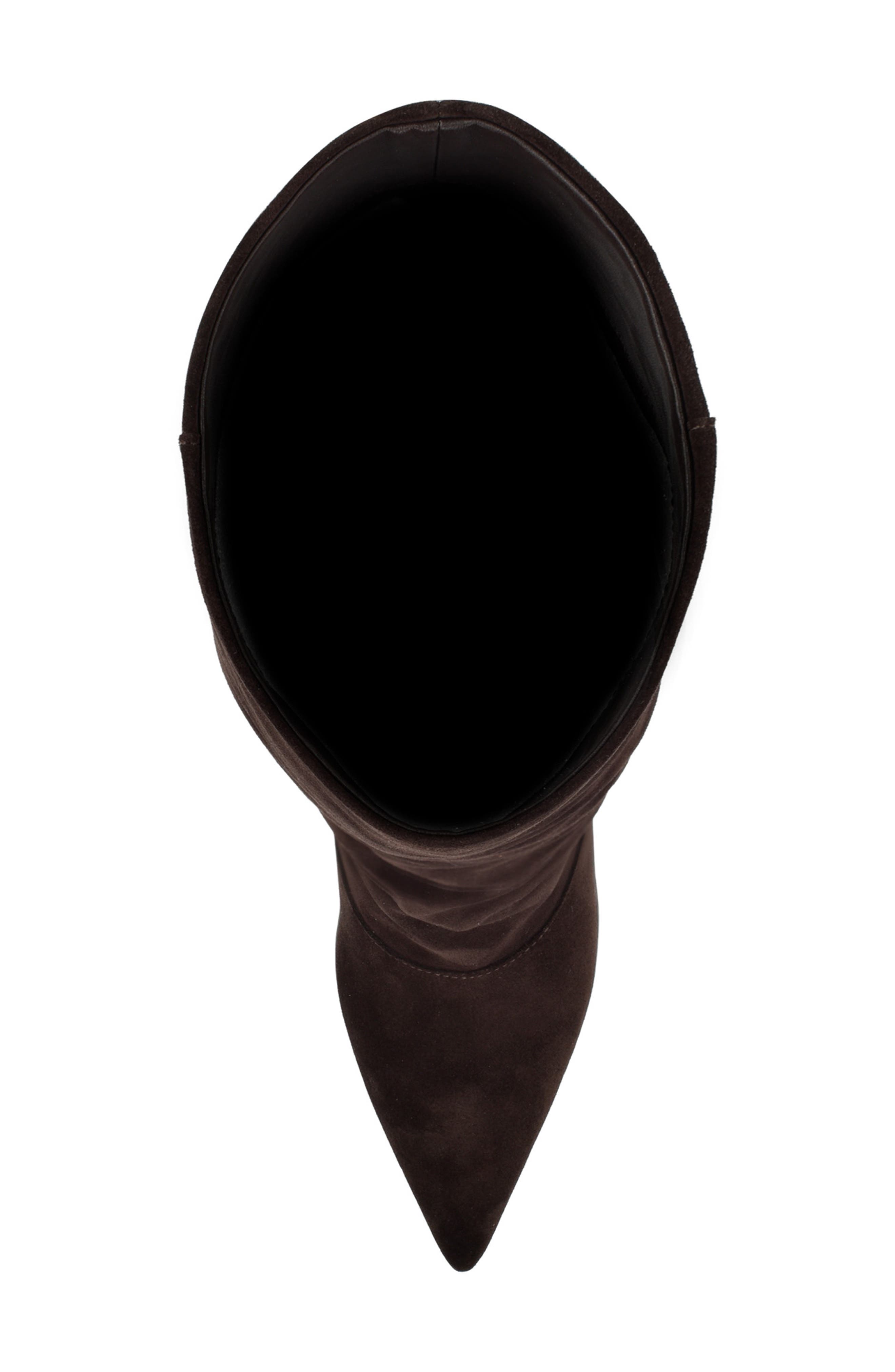 Carolan Pointed Toe Slouch Boot, Alternate, color, DARK BROWN
