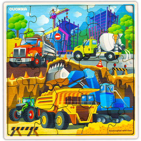 Kids Wooden Puzzles - 28-Piece Jigsaw Puzzles