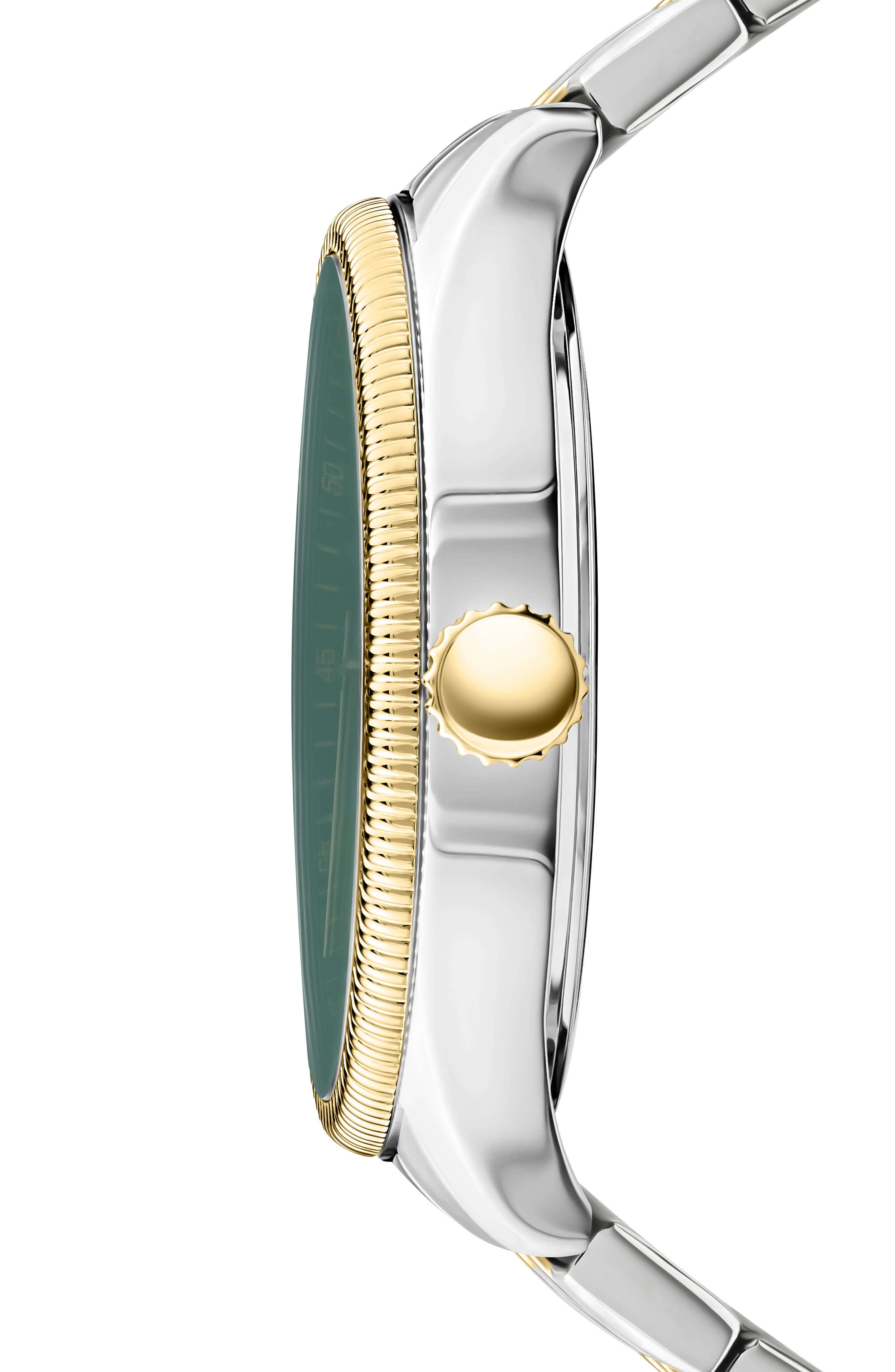 VERSUS Versace Colonne Two-Tone Bracelet Watch, 45mm (Men) | Nordstromrack