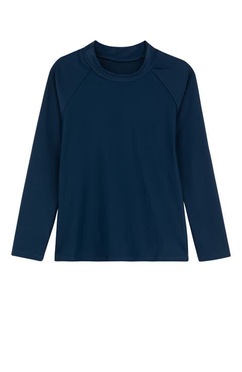 Boys 2 Match Long Sleeve Swim Shirt