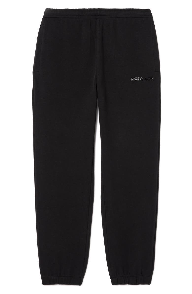 Lacoste Double Face Organic Cotton Blend Piqué Sweatpants, Alternate, color, 