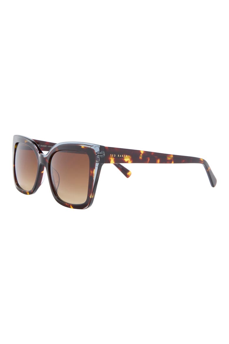 55mm Cat Eye Sunglasses, Alternate, color, TORTOISE