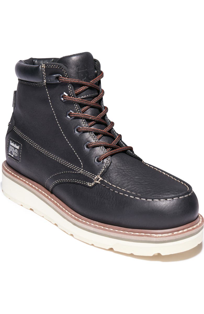 Timberland Gridworks 6" Waterproof Work Boot, Main, color, Black
