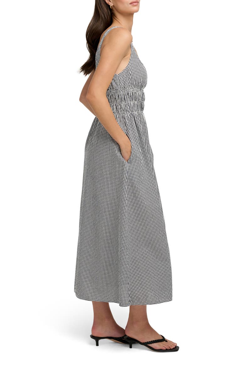 The Sleeveless Swoon Dress, Alternate, color, NAVY/ WHITE