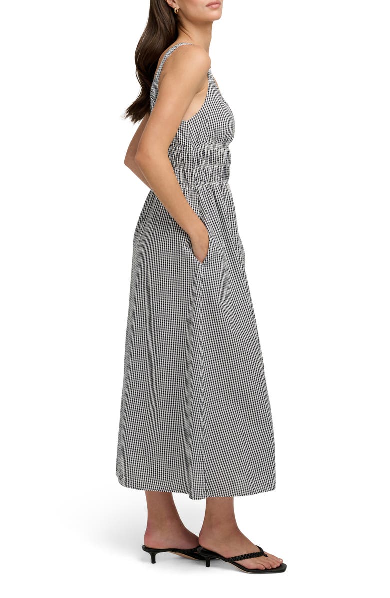 Favorite Daughter The Sleeveless Swoon Dress, Alternate, color, Navy/ White