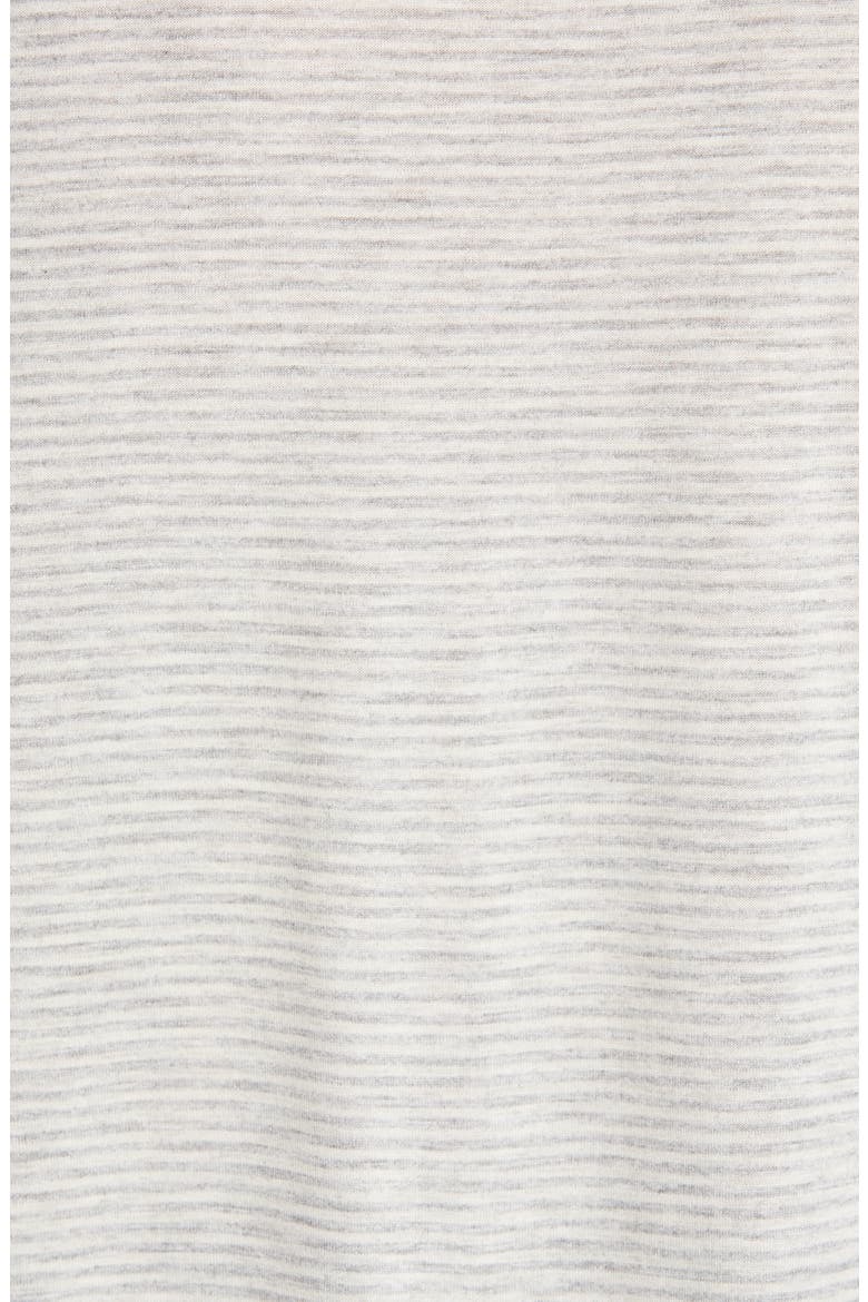 Mini Stripe Tee, Alternate, color, WHITE- GREY MINI STRIPE
