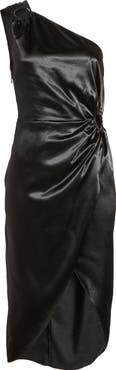French Connection Adaline One-Shoulder Satin Dress