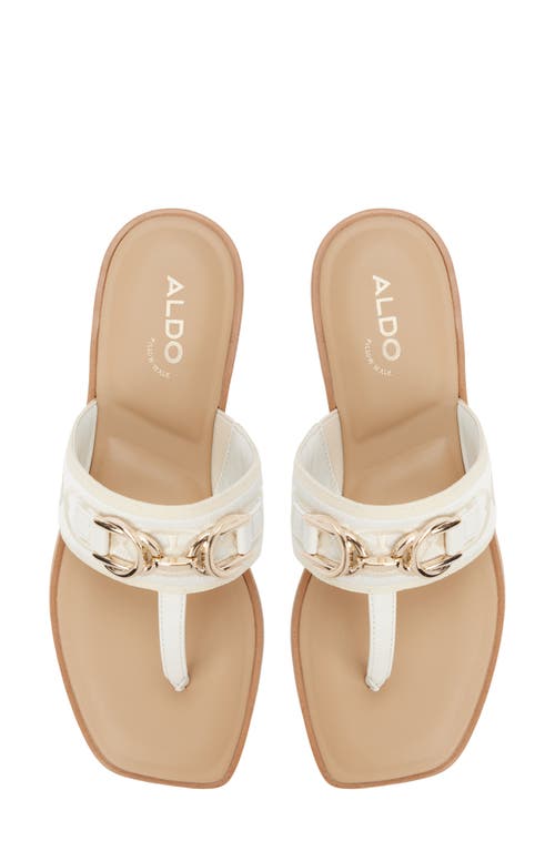 Aldo Coralynna Flip Flop In White