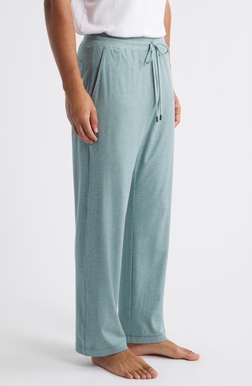 Daniel Buchler Ribbed Rayon Blend Drawstring Pajama Pants