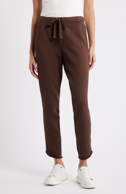 Frank & Eileen Christine Tulip Hem Joggers In Brown