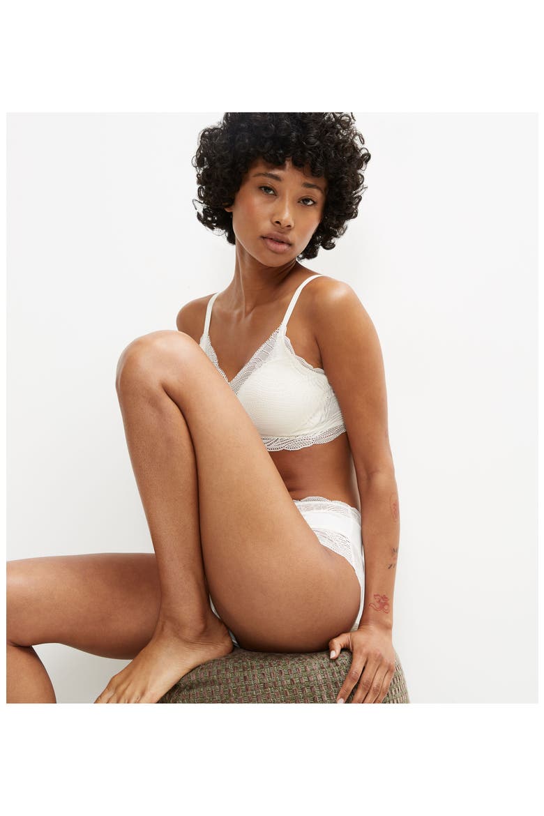 Lift Smart Wireless Bra, Alternate, color, Ecru White