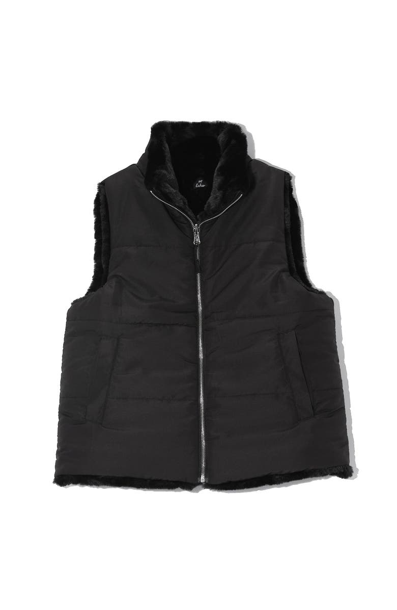 Echo Reversible Callum Vest, Alternate, color, Black/Black