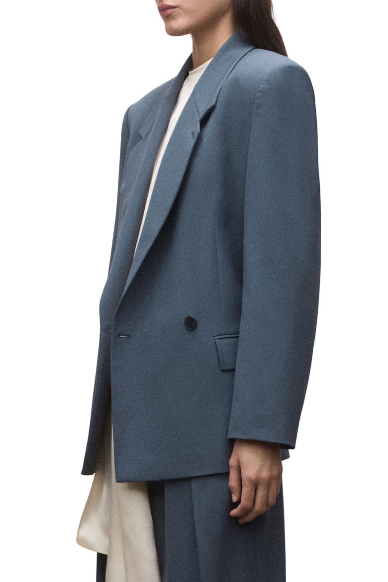Double Breasted Suit Jacket, Alternate, color, BLUE