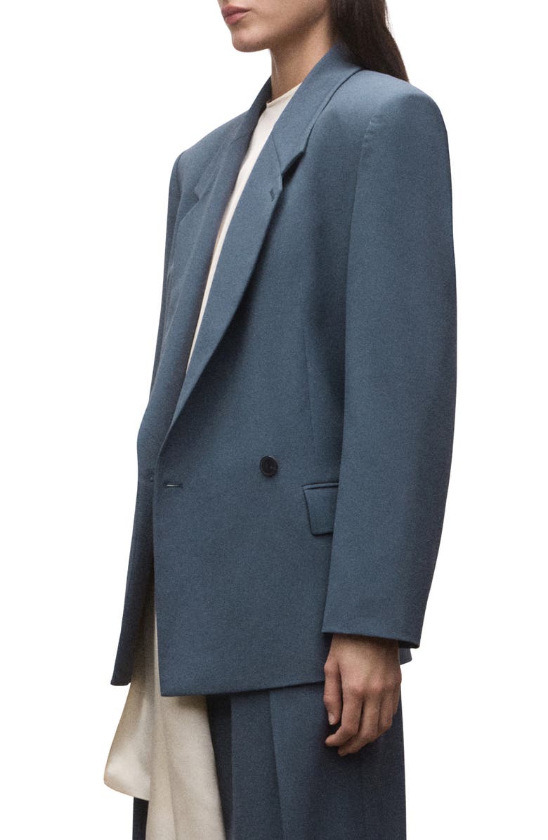 MANGO Double Breasted Suit Jacket, Alternate, color,