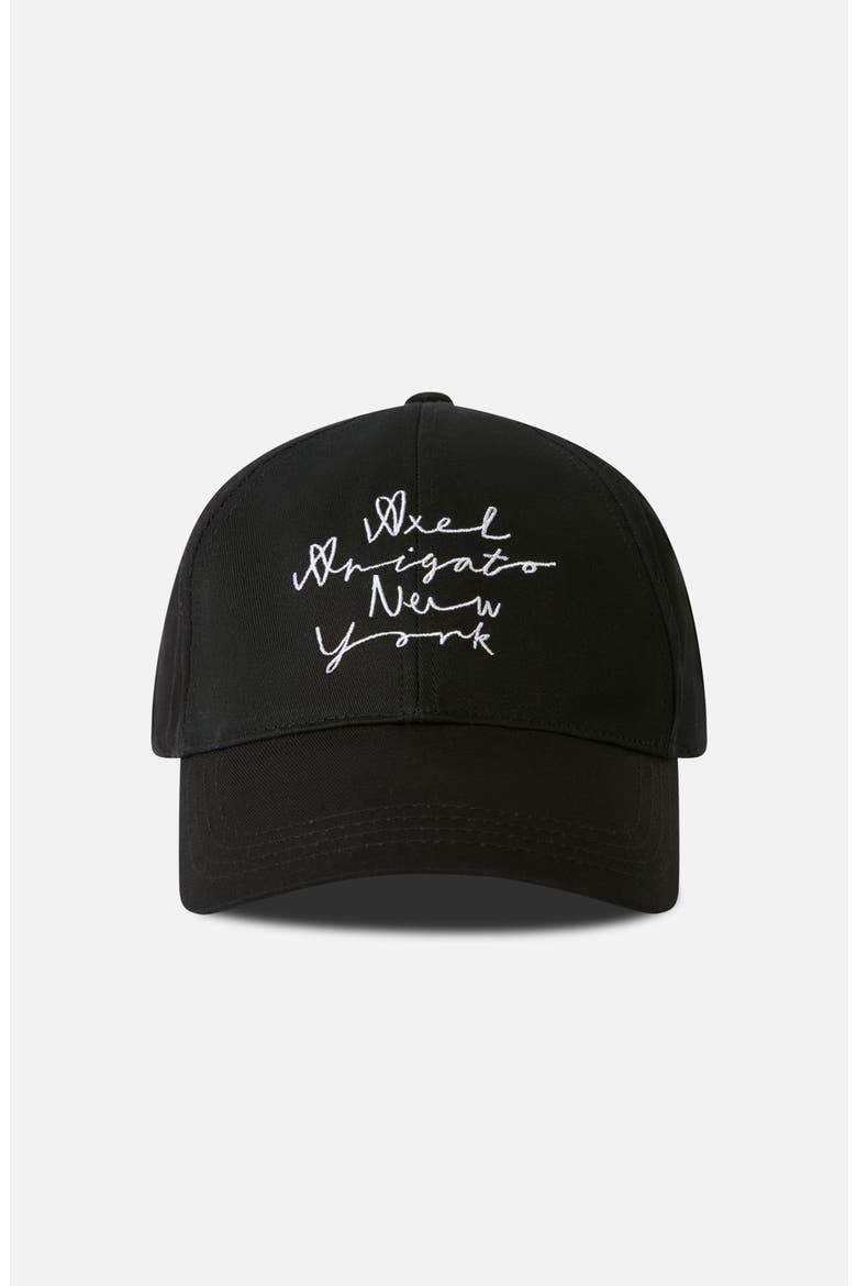 Scribble New York Cap, Alternate, color, Black