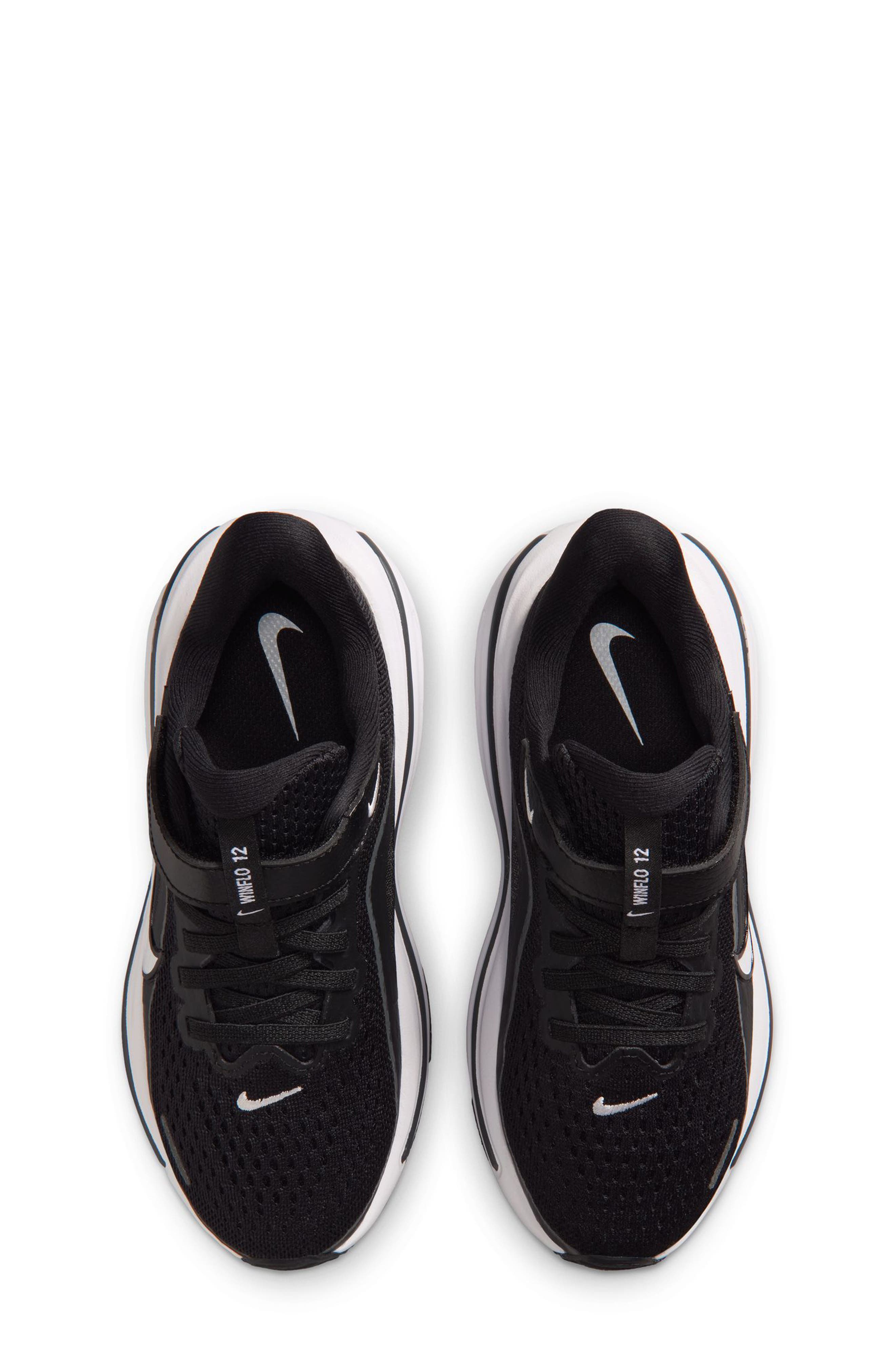 Air Winflo 12 Running Shoe, Alternate, color, BLACK/ WHITE/ DARK SMOKE GREY